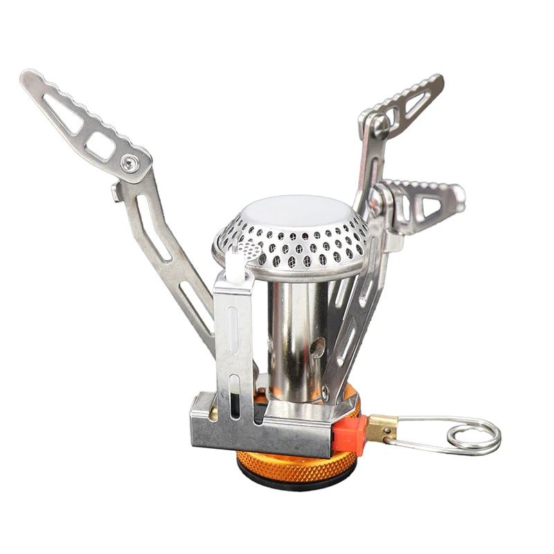 Pandatour Outdoor Camping Cookware Set High Firepower Folding Aluminum Picnic Easy Equiped Cookware Adjustable High Power
