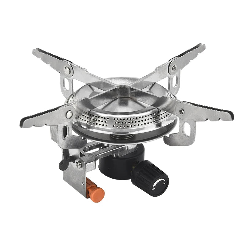 Pandatour Outdoor Camping Cookware Set High Firepower Folding Aluminum Picnic Easy Equiped Cookware Adjustable High Power