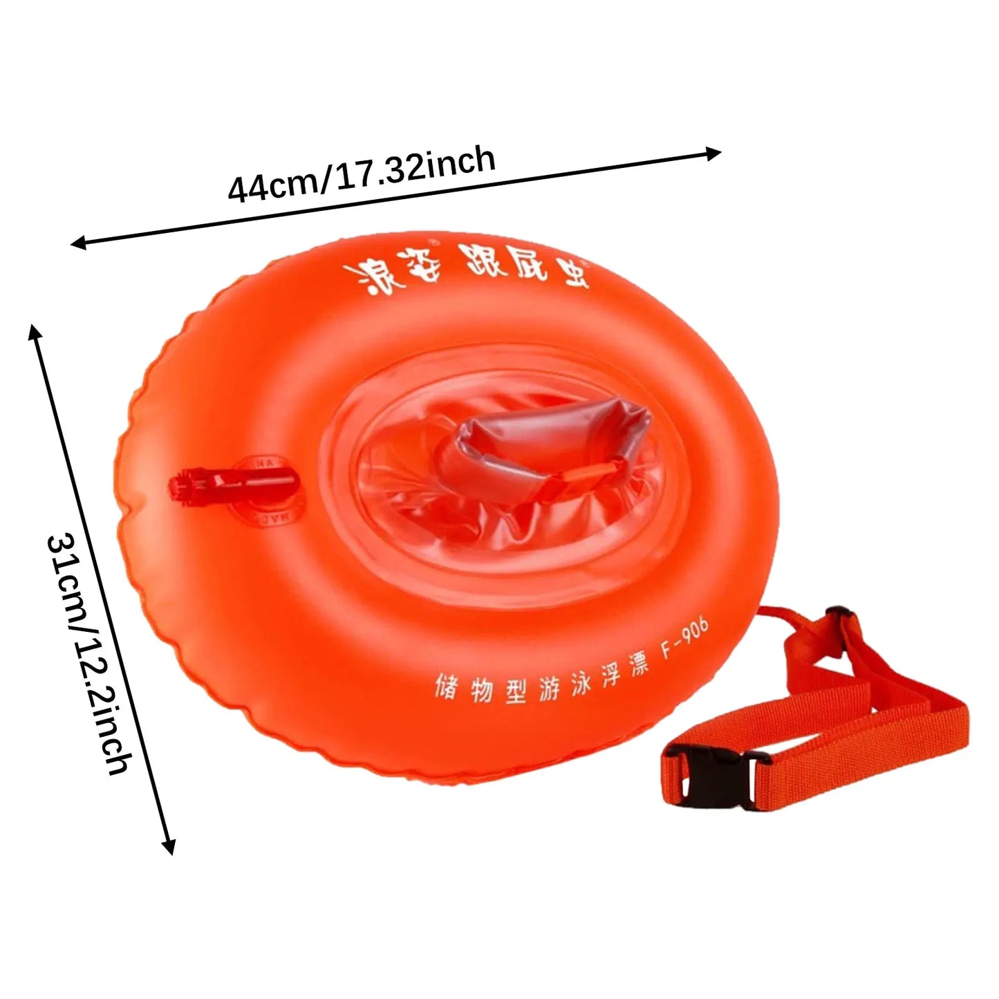 Swim Buoy Gear Supplies Portable with Belt for Enthusiasts Kayaking Exercise