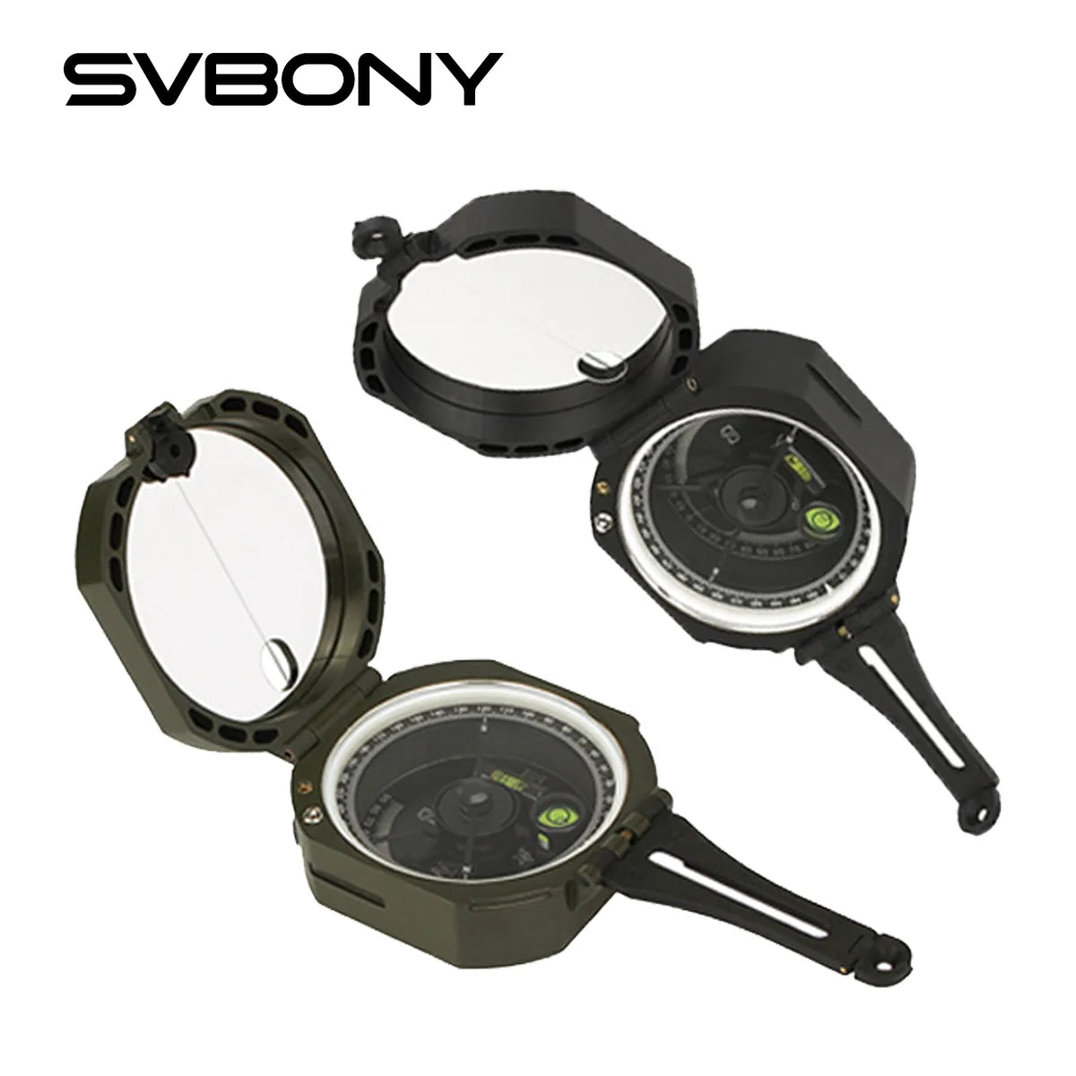 Svbony Professional Military Compass Outdoor Survival Camping Equipment Pocket Compasses Lightweight Wholesale 5 Pcs for prepper