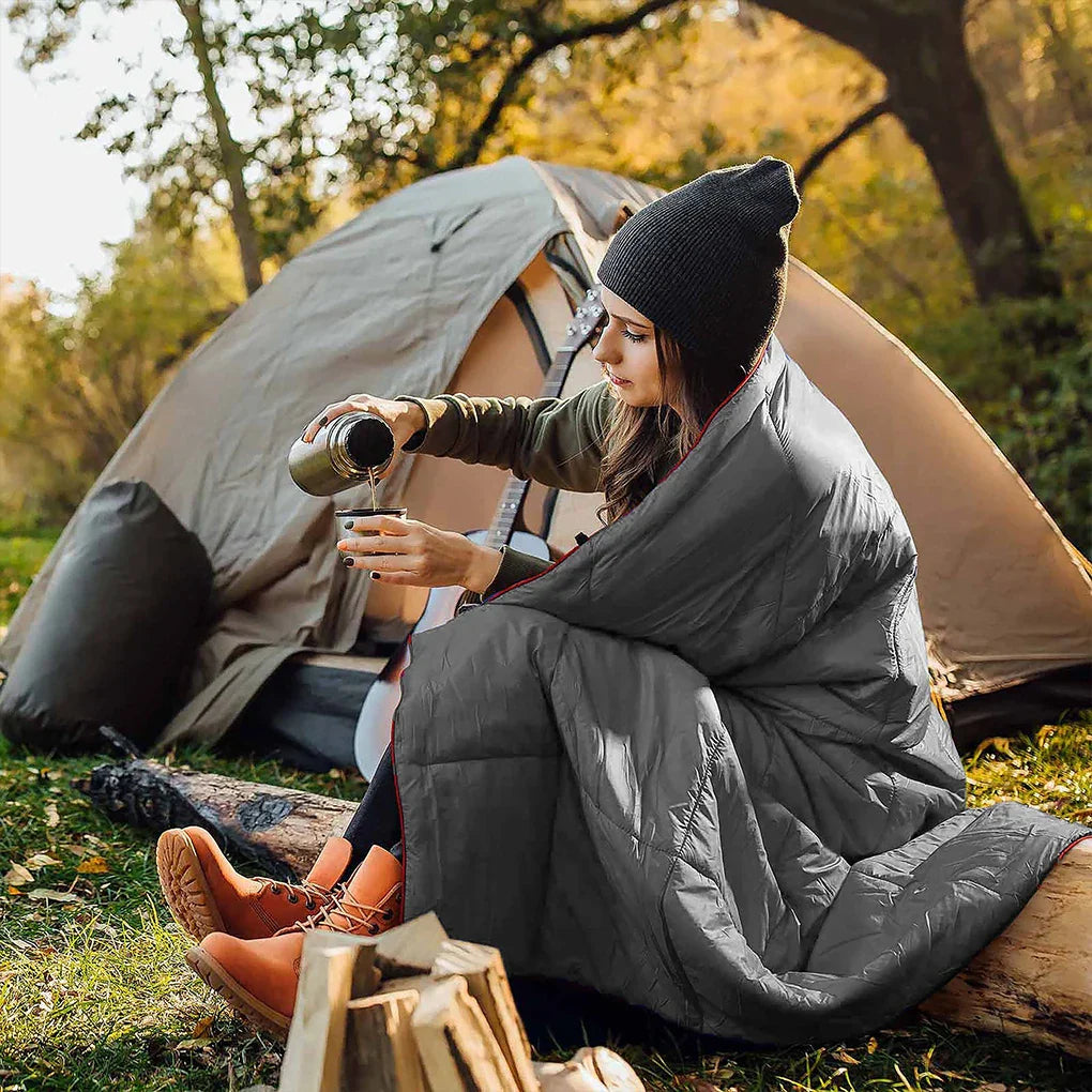 Portable Camping Quilt Travel Blanket for Outdoor Adventure-3