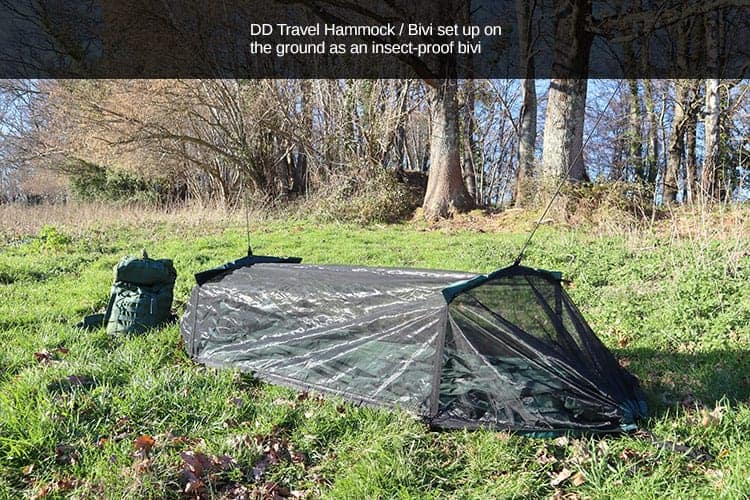 DD Travel Hammock / Bivi Coyote Brown