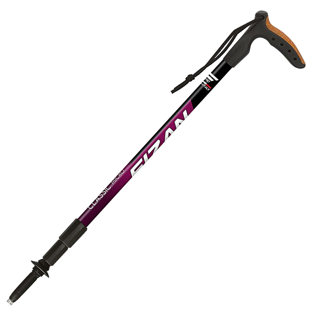 Fizan Classic Micro – Red Walking Pole (single)