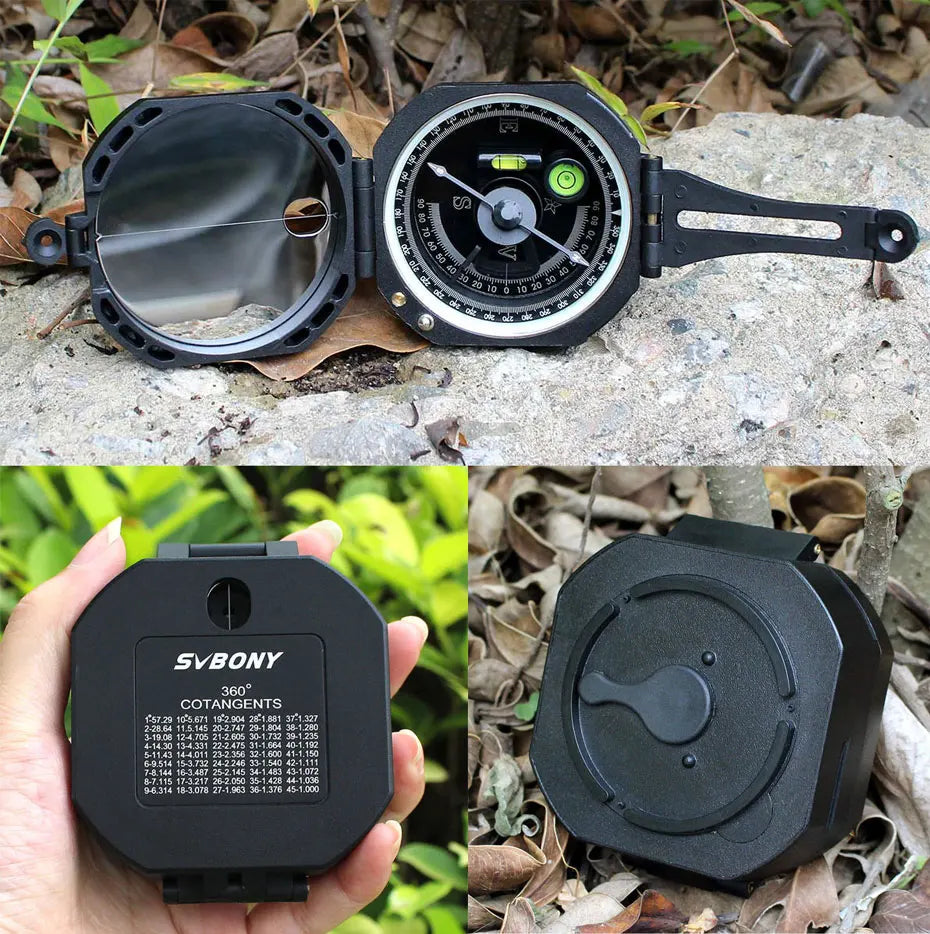 Svbony Professional Military Compass Outdoor Survival Camping Equipment Pocket Compasses Lightweight Wholesale 5 Pcs for prepper