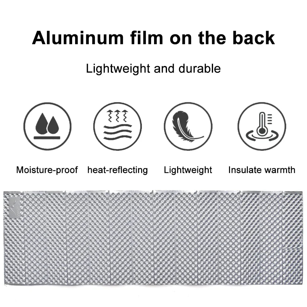 Waterproof Portable Camping Mat Foam Sleeping Pad Yellow-3