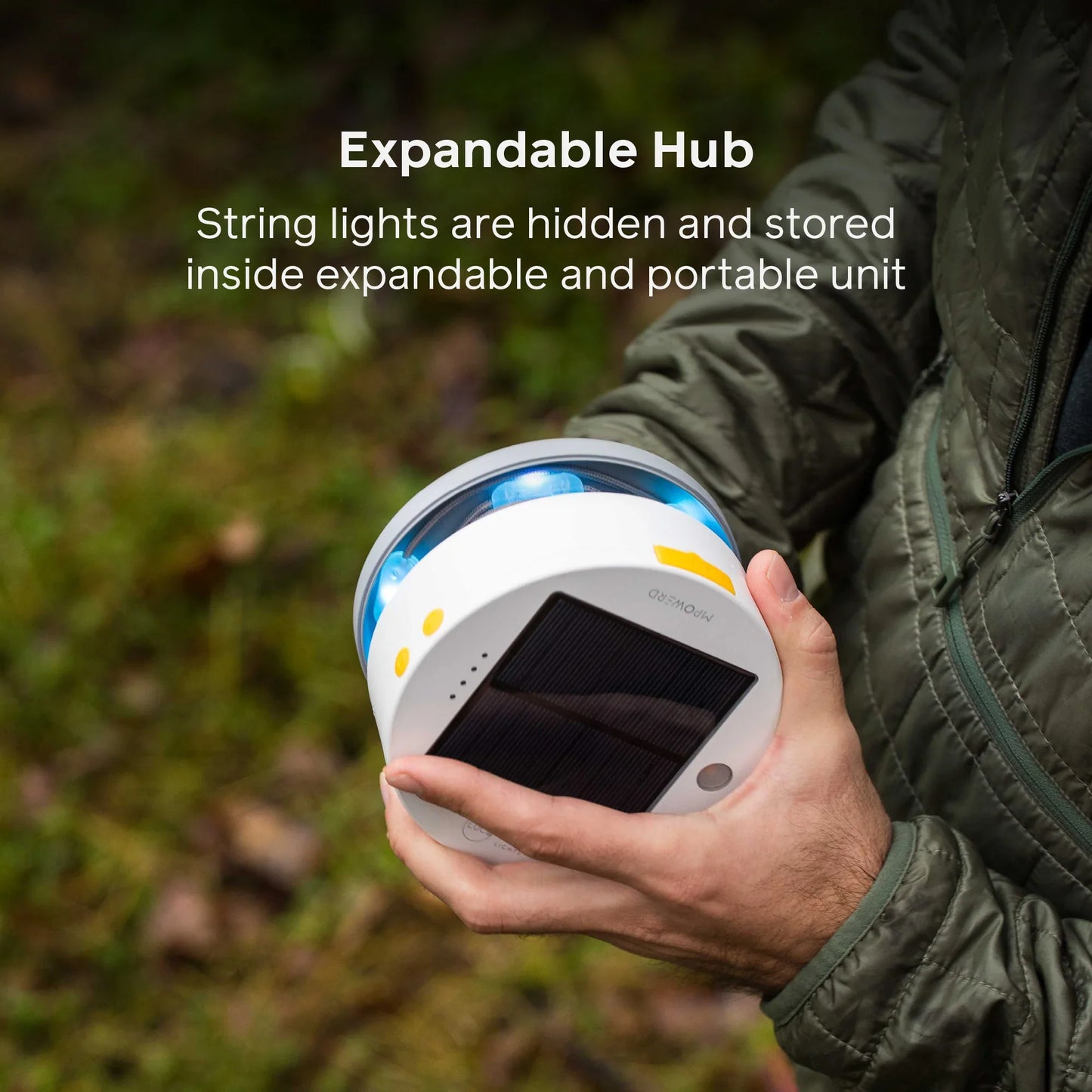 Luci Solar String Lights: Color 18' (USBC)