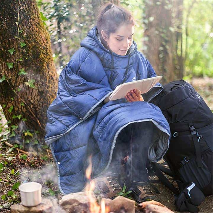 Naturehike Outdoor Camping Cloak Style Cotton Sleeping Bag (Various colours)