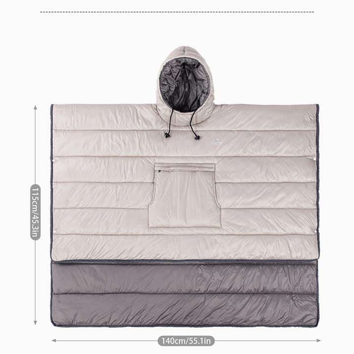 Naturehike Outdoor Camping Cloak Style Cotton Sleeping Bag (Various colours)