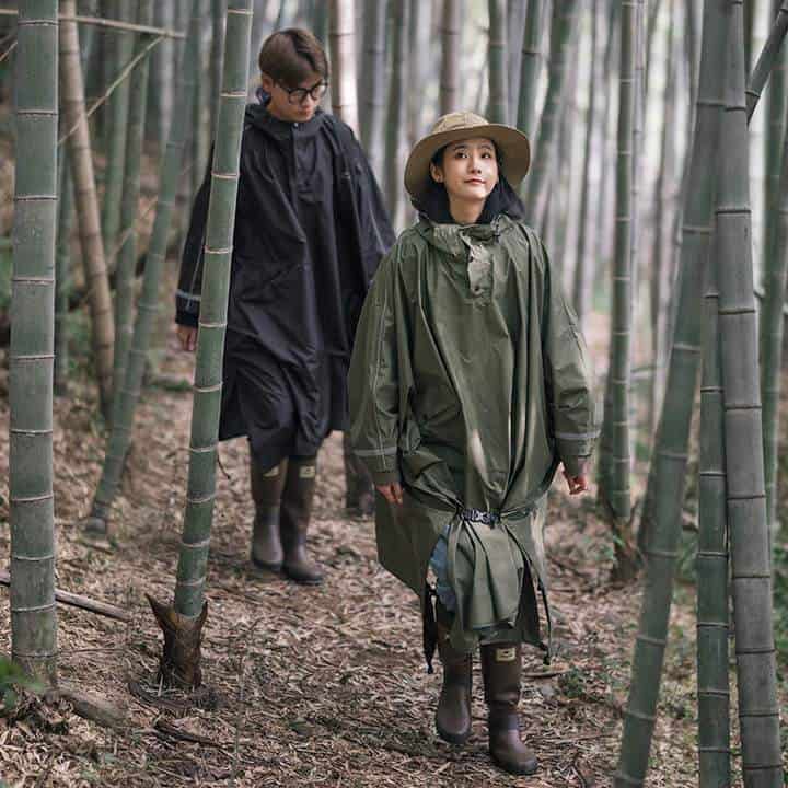Naturehike Waterproof Breathable Raincoat Green
