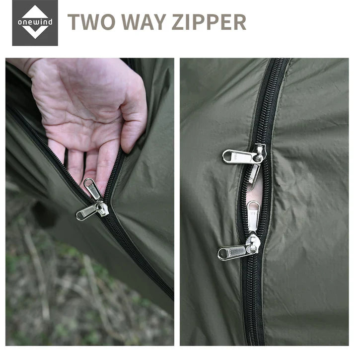 Onewind Zippered Windsock Winter Cover - Green
