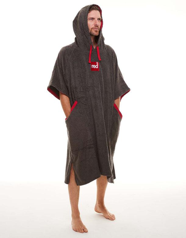 Red Original Quick Dry Microfibre Changing Robe - Grey