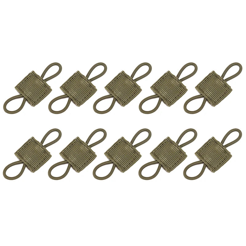MOLLE Elastic Strap Bag Binding Buckles Outdoor Camping Multitool Retainer For Antenna Stick Pipe Camping Gear