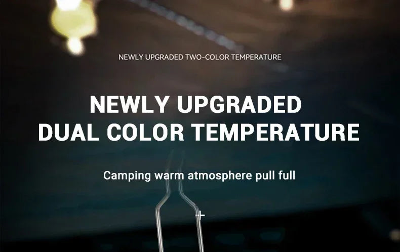 Outdoor Solar Camping Lamp USB Rechargeable Waterproof Lantern with Power Bank for Portable Emergency Tent Hunting Fishing Light