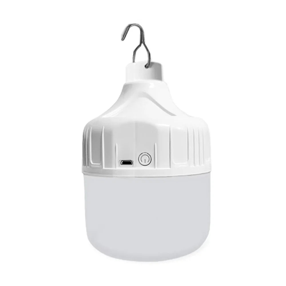 Portable LED Camping Light USB Rechargeable Multifunctional Outdoor Emergency Hanging Tent Lamp Hiking Picnics Night Lighting