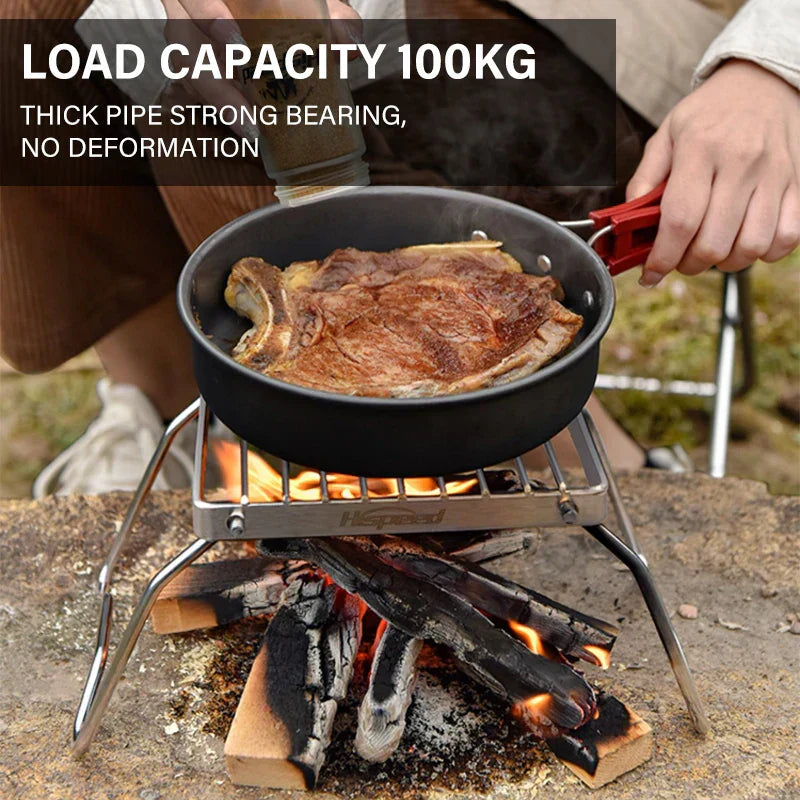 Grill Camping Stainless Steel Brazier-2
