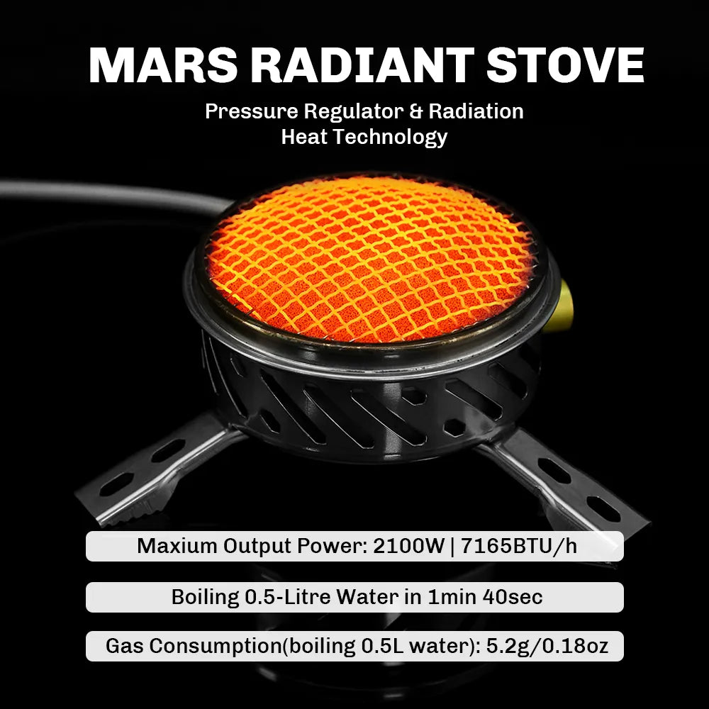 Radiant Stove System Compact Windproof Heat-1