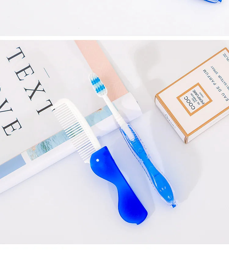 Sports Travel Hygiene Oral Portable Disposable Folding Travel Camping Toothbrush Hiking Toothbrush Cleaning Tools survival gear