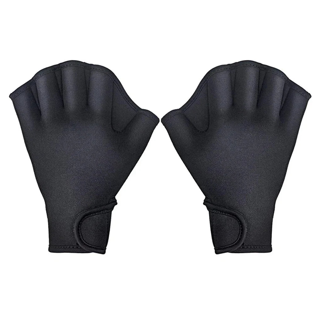 Swimming Paddles Fins Flippers Girdles Correction Water Sport Hand Webbed Gloves  for Adults Children Swim Training