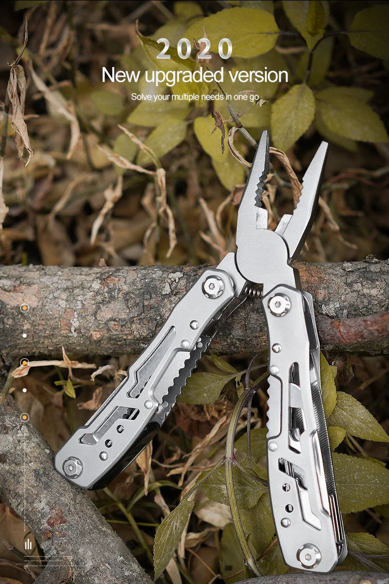 Multifunction Folding Pliers Pocket Knife Plier Outdoor Camping Tactical Survival Hunting Tools Stainless Steel Multi-tool Knife