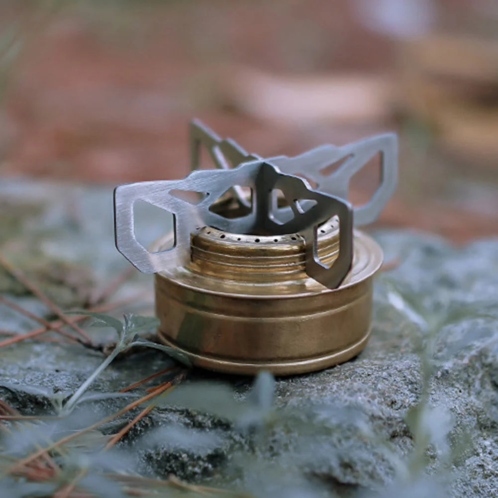 1/2pcs Mini Alcohol Stove Cross Stand Stainless Steel Sturdy Cooking Ultra-light Spirit Burner Cross Stand for Outdoor Camping
