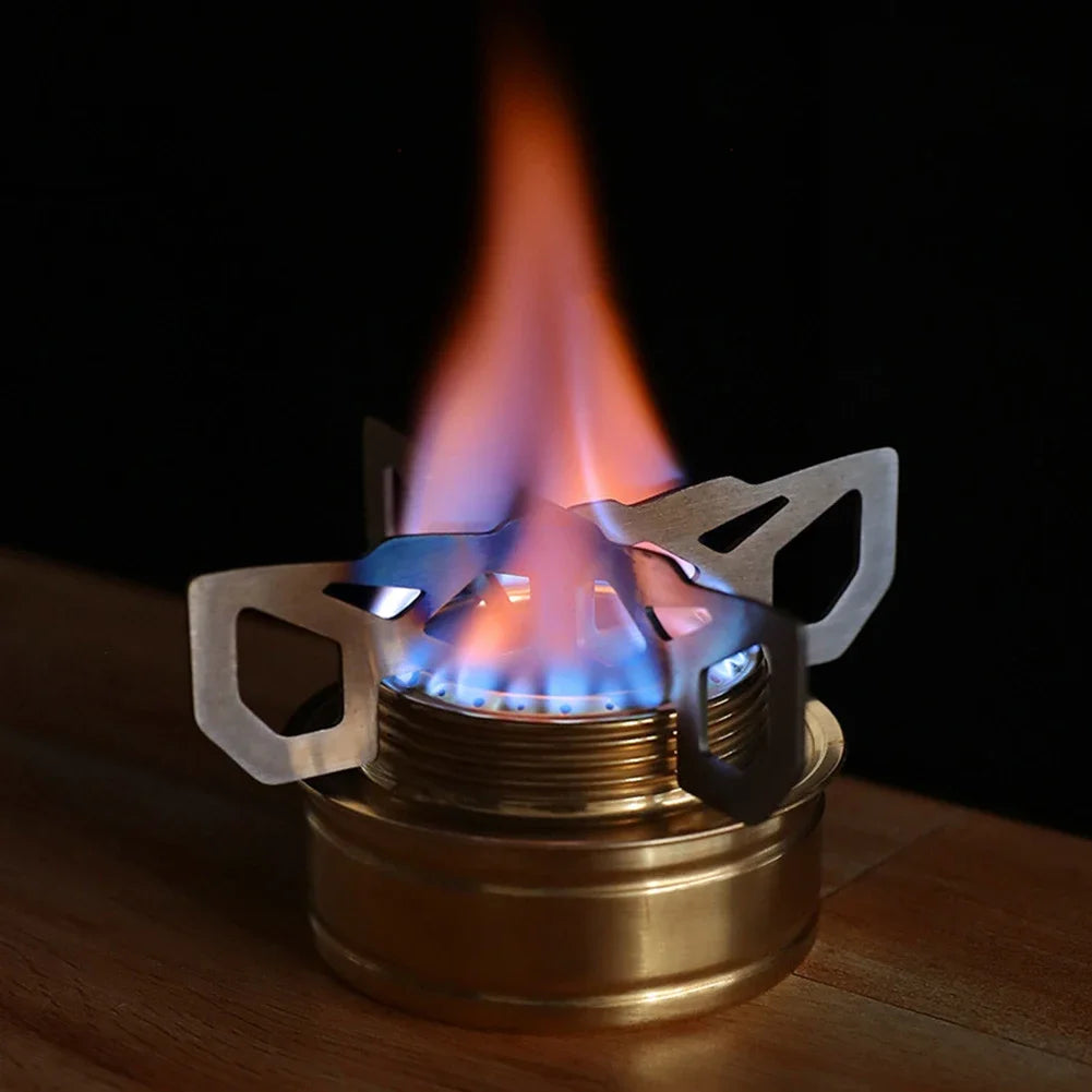 1/2pcs Mini Alcohol Stove Cross Stand Stainless Steel Sturdy Cooking Ultra-light Spirit Burner Cross Stand for Outdoor Camping