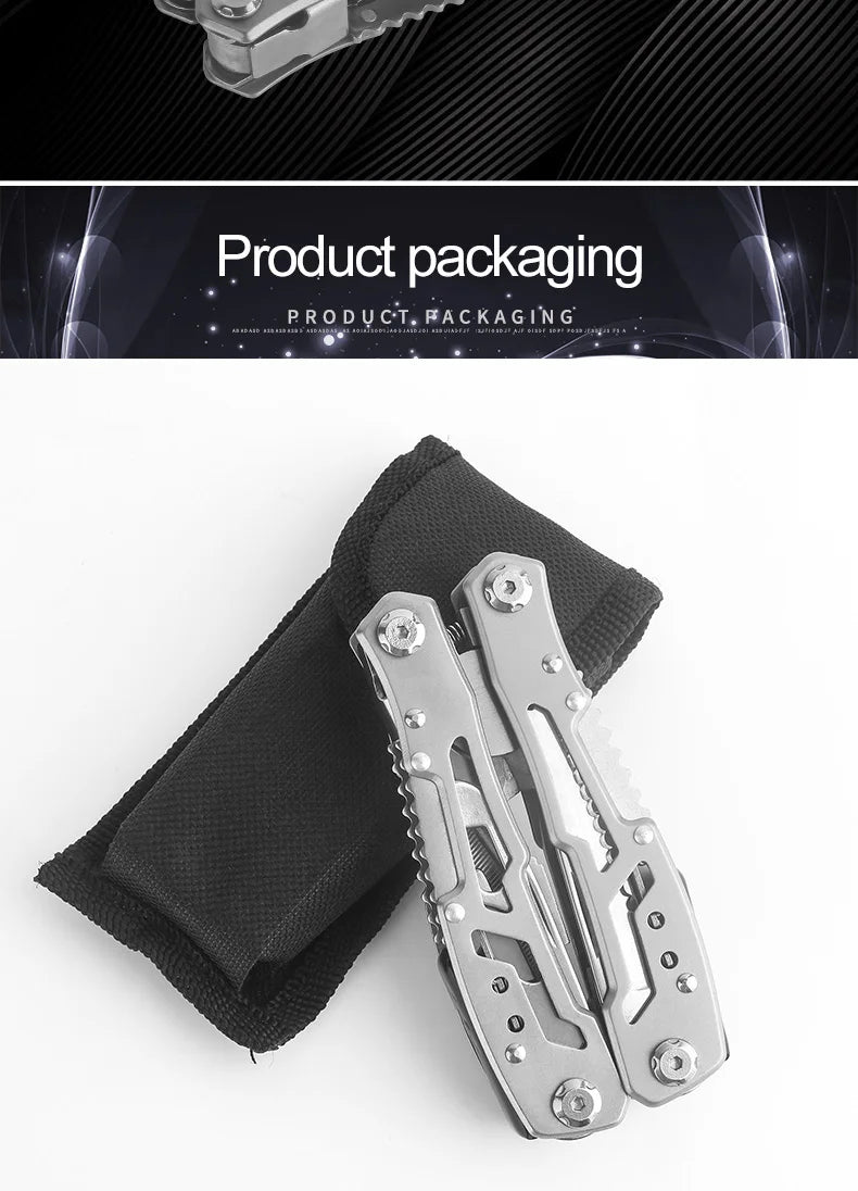 Multifunction Folding Pliers Pocket Knife Plier Outdoor Camping Tactical Survival Hunting Tools Stainless Steel Multi-tool Knife