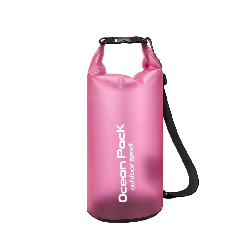 Waterproof Swimming Bag Dry Sack 5L/10L/15L/20L Waterproof Floating Dry Gear Bags For Boating Fishing Rafting Swimming