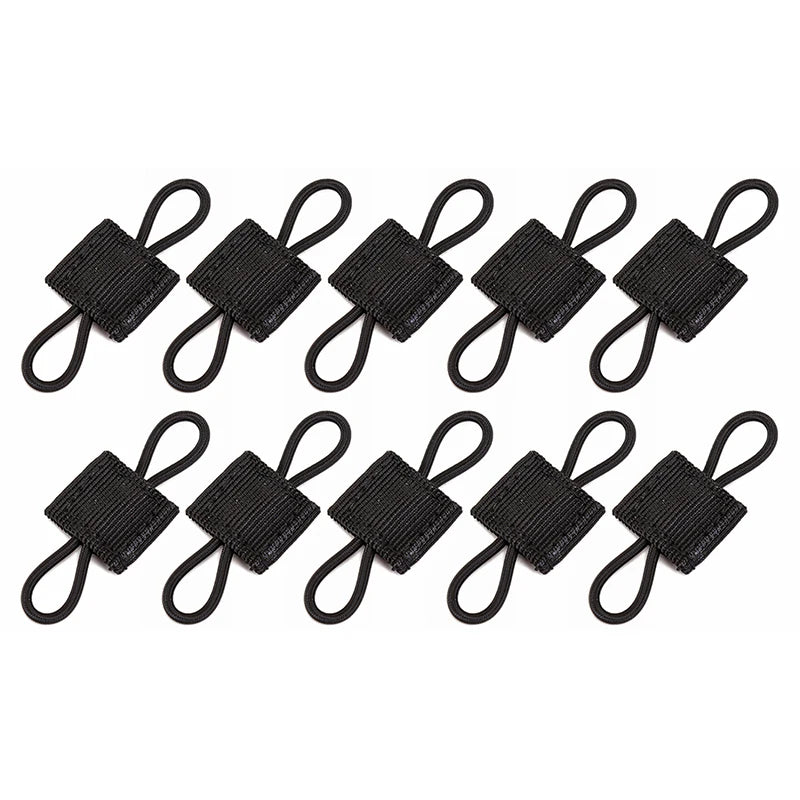 MOLLE Elastic Strap Bag Binding Buckles Outdoor Camping Multitool Retainer For Antenna Stick Pipe Camping Gear