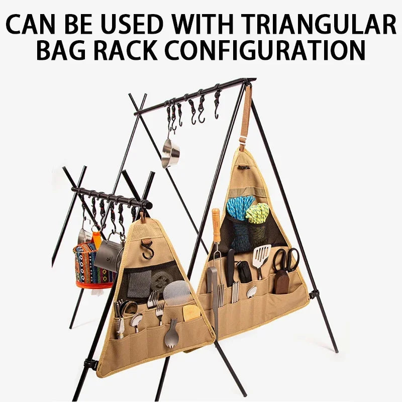 Outdoor Camping Hanging Rack Folding Tripod-1
