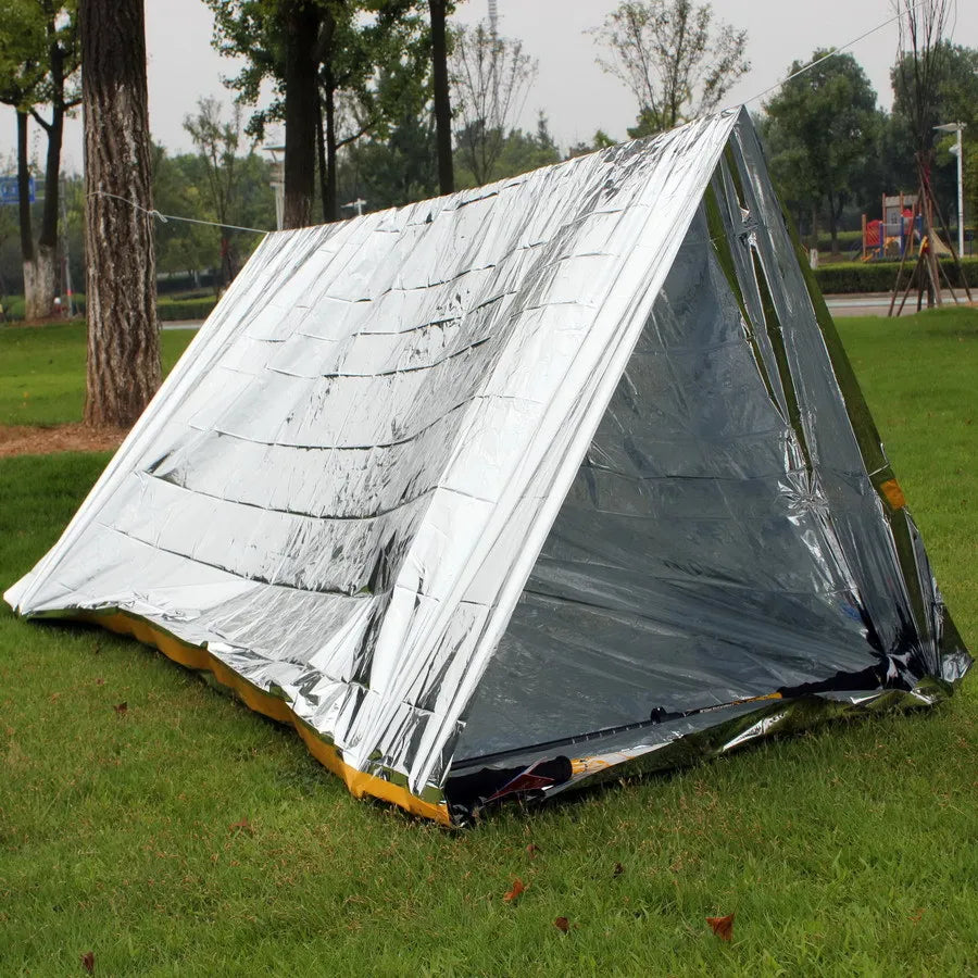 1PCS Emergency Shelter Waterproof Thermal Blanket-1