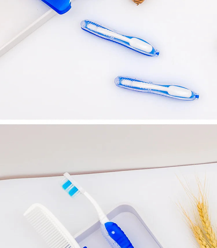 Sports Travel Hygiene Oral Portable Disposable Folding Travel Camping Toothbrush Hiking Toothbrush Cleaning Tools survival gear