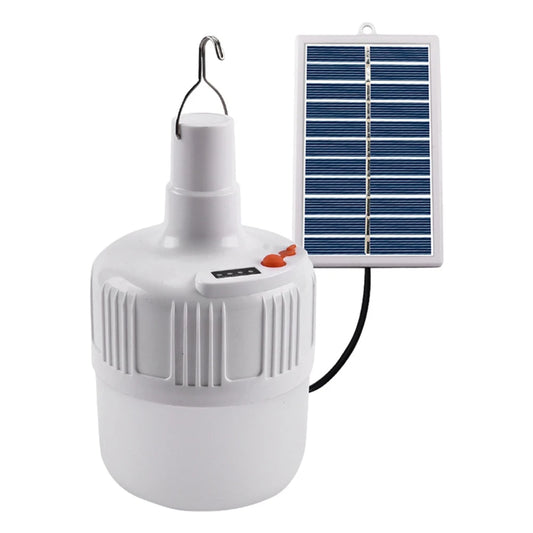 Solar Energy Panel Light Last Up To 6-12H Portable Led Bulb Light IP65 Waterproof Camp Tent Night Fishing Light Outdoor Lighting