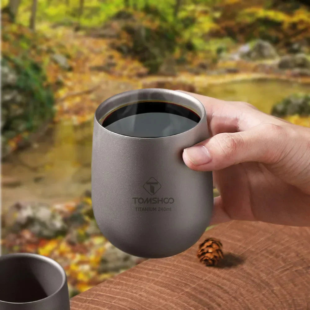 Titanium Cup Insulated Double Wall Drink Cup-2