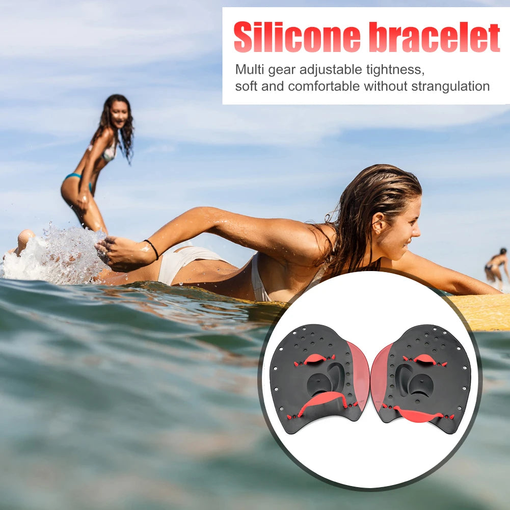Swimming Paddles Fins Flippers Girdles Correction Water Sport Hand Webbed Gloves  for Adults Children Swim Training
