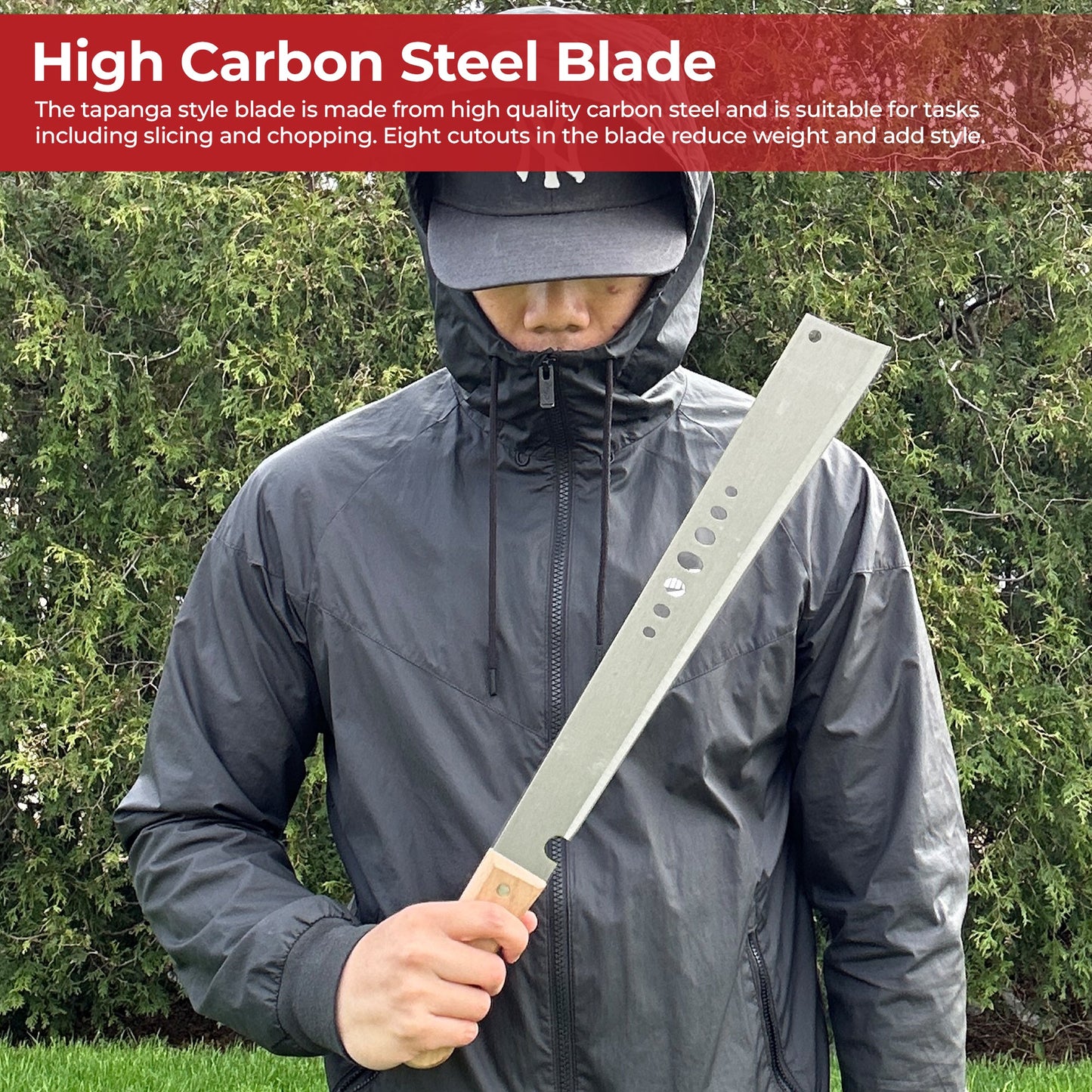 Survival Instincts Outdoor Tapanga Machete Knife-3