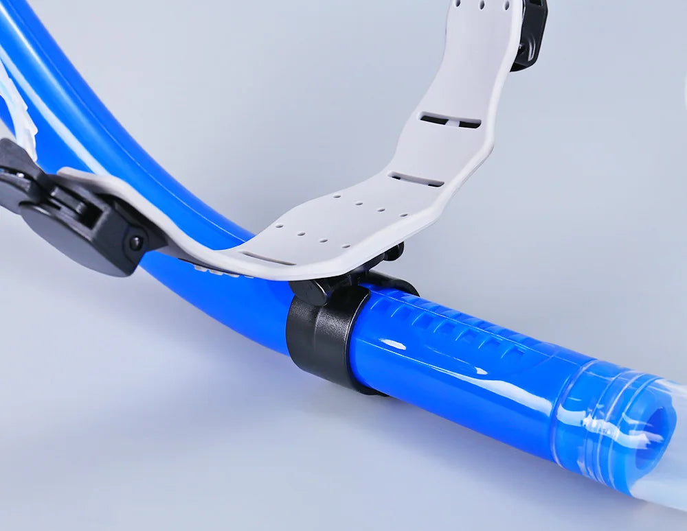 Swim Snorkel For Lap Swimming Training Snorkeling Front Mounted Training Gear With Comfortable Silicone Mouthpiece For Adult/Kid