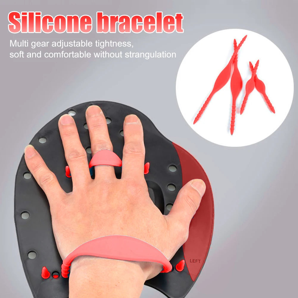 Swimming Paddles Fins Flippers Girdles Correction Water Sport Hand Webbed Gloves  for Adults Children Swim Training