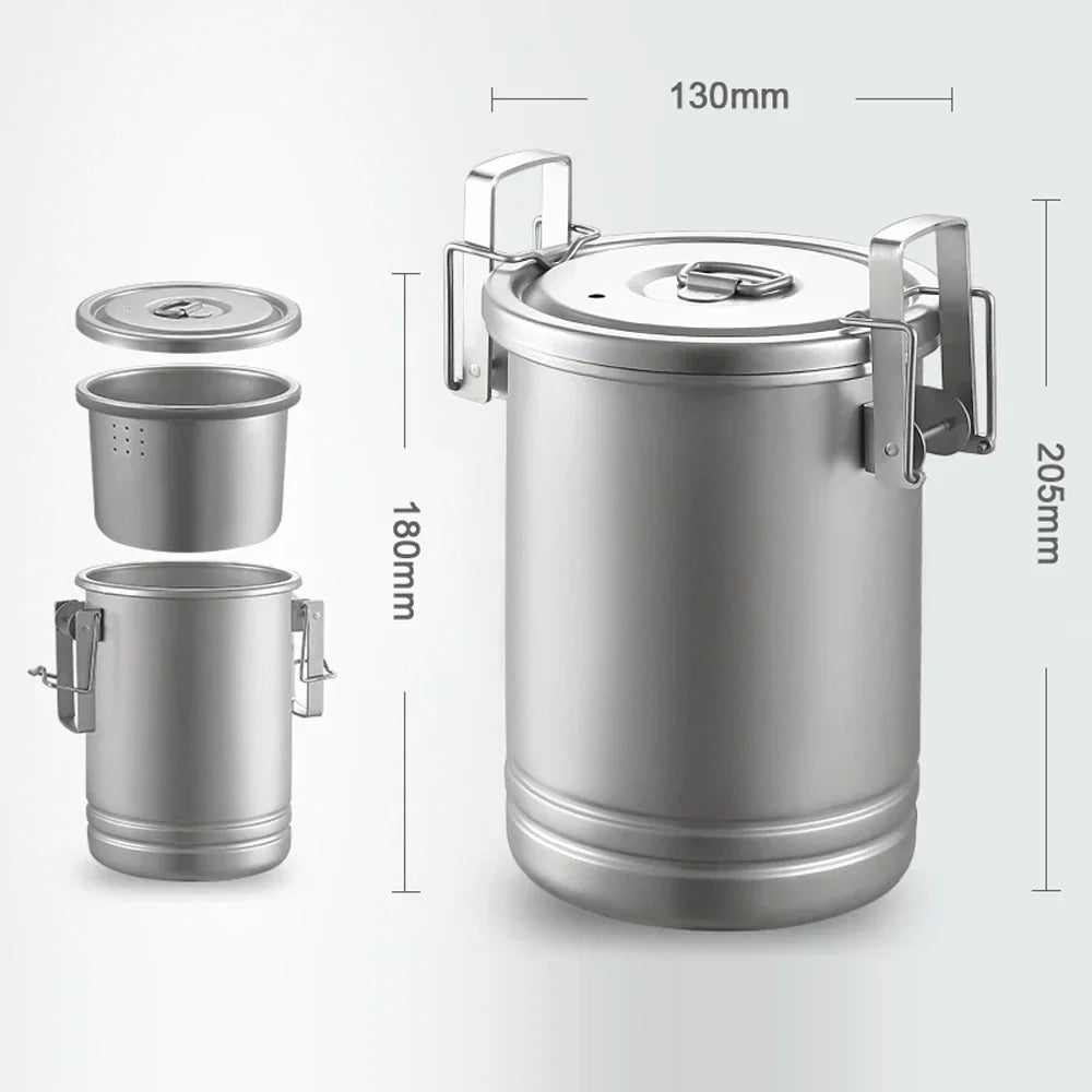 Camping Stainless Steel Cookware Pot-1