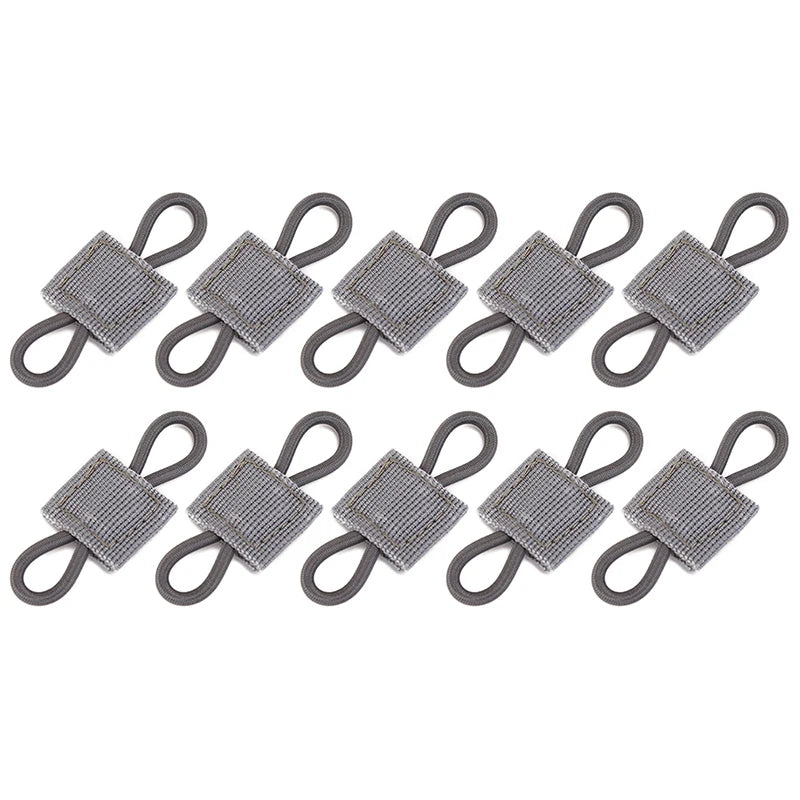 MOLLE Elastic Strap Bag Binding Buckles Outdoor Camping Multitool Retainer For Antenna Stick Pipe Camping Gear
