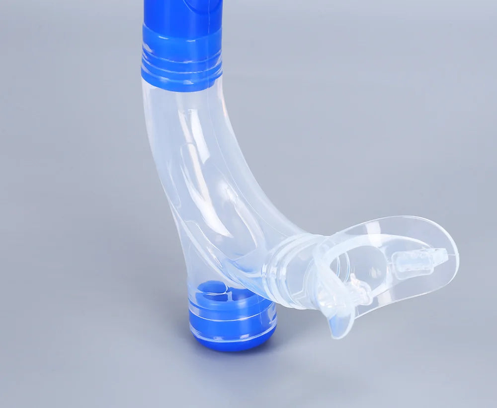 Swim Snorkel For Lap Swimming Training Snorkeling Front Mounted Training Gear With Comfortable Silicone Mouthpiece For Adult/Kid