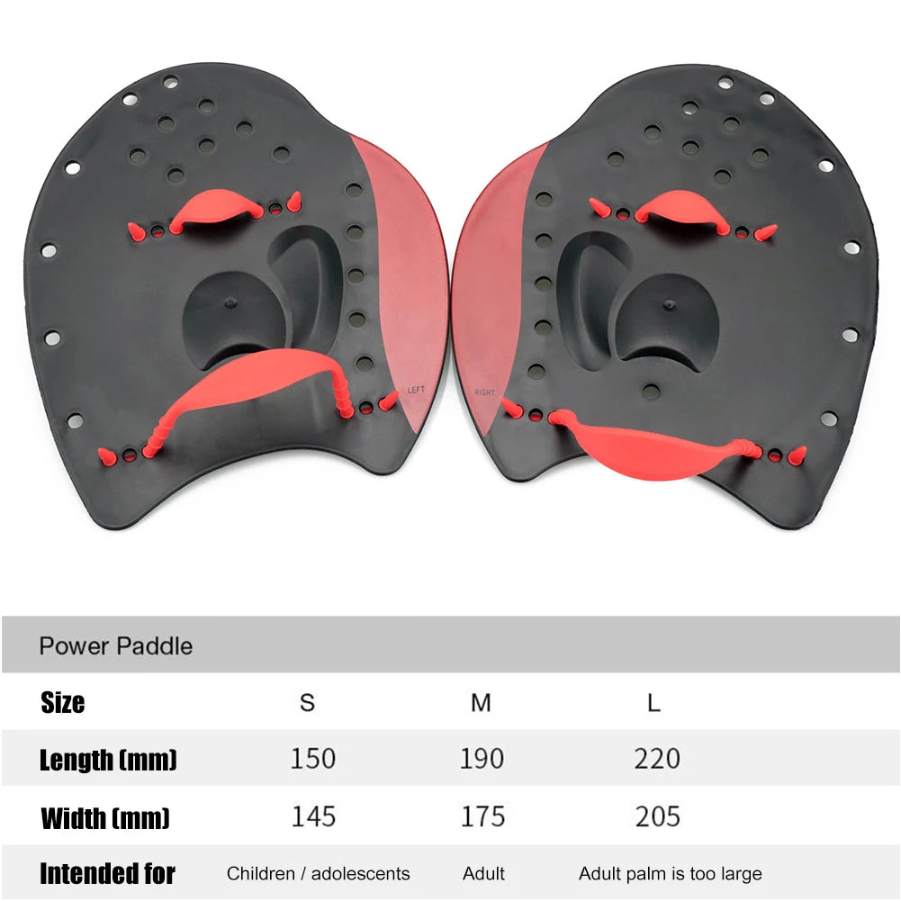 Swimming Paddles Fins Flippers Girdles Correction Water Sport Hand Webbed Gloves  for Adults Children Swim Training