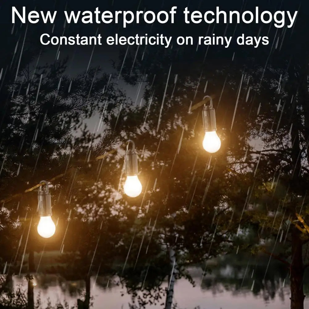 Solar Powered Camping Light Portable Led Camping Light Super Bright Solar Lantern for Emergency Waterproof Rechargeable Tent