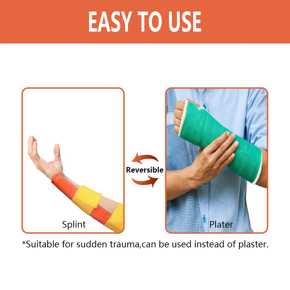 First Aid Universal Aluminum Splint Roll Medical Survival Polymer For Fixture Bone Emergency Kit Outdoor Travel