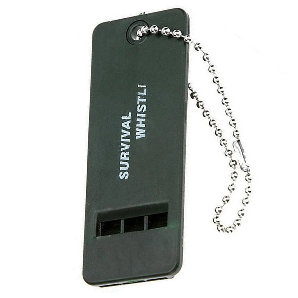 1-10PCS 3-Frequency Whistle High Decibel Survival Whistle Outdoor Hiking Camping Whistle Hunting Whistle Emergency Survival Tool
