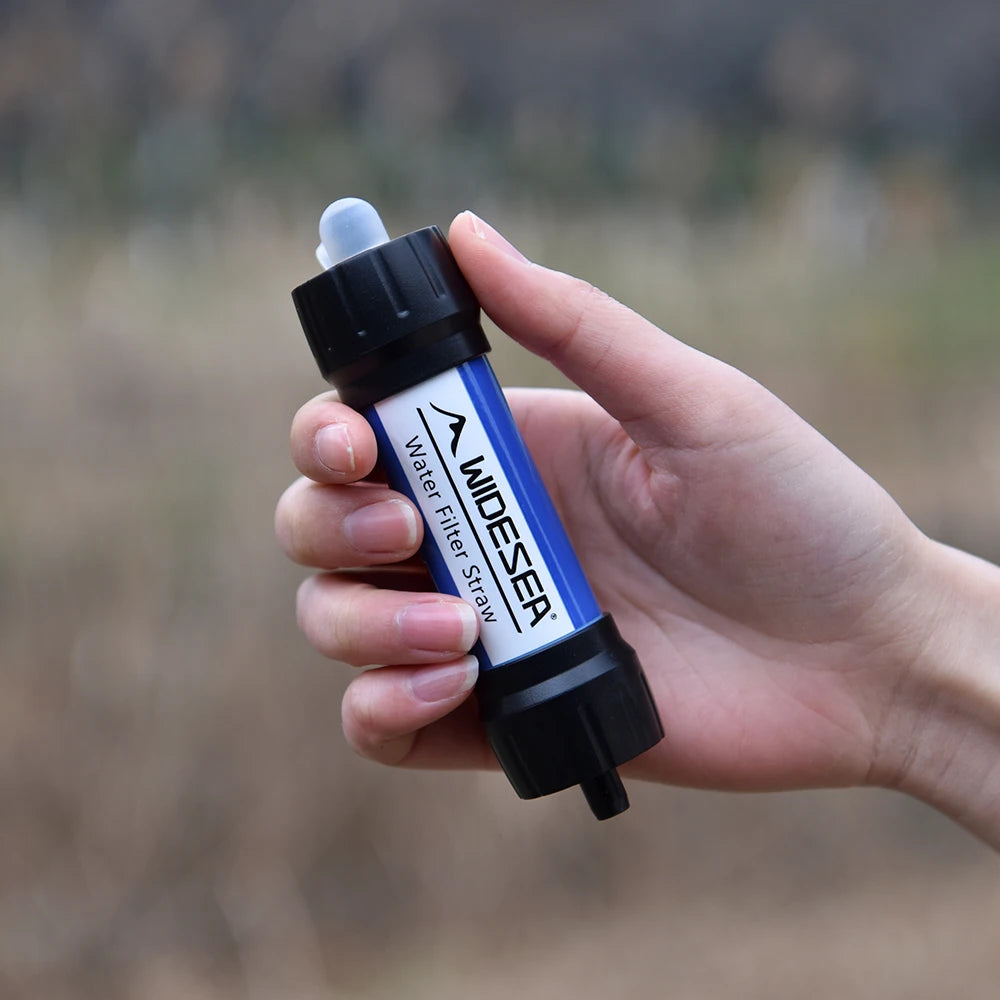 Widesea Camping Outdoor Water Purifier 0.01Micron Filtration Portable Reusable Straw Type Use Of Highqualitymedical Hollow Fiber