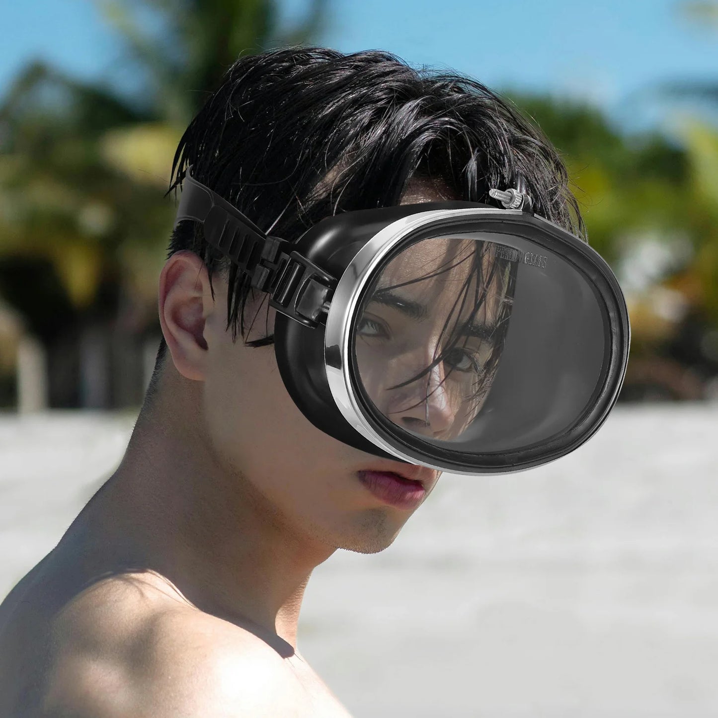 Swimming Mask Portable Snorkeling Gear Multi-function Dive Eyeglass Diving Waterproof Mens Goggles Tools Reusable Scuba Face