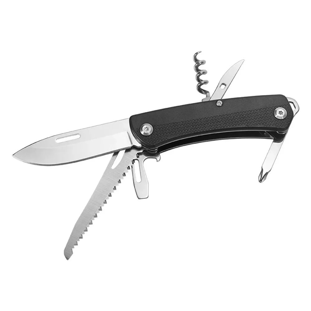 Pink Folding Knife Multipurpose Tools Self Defense Hunting Tactical Pocket Knife Survival Gear Camping Equipment EDC Hand Tools