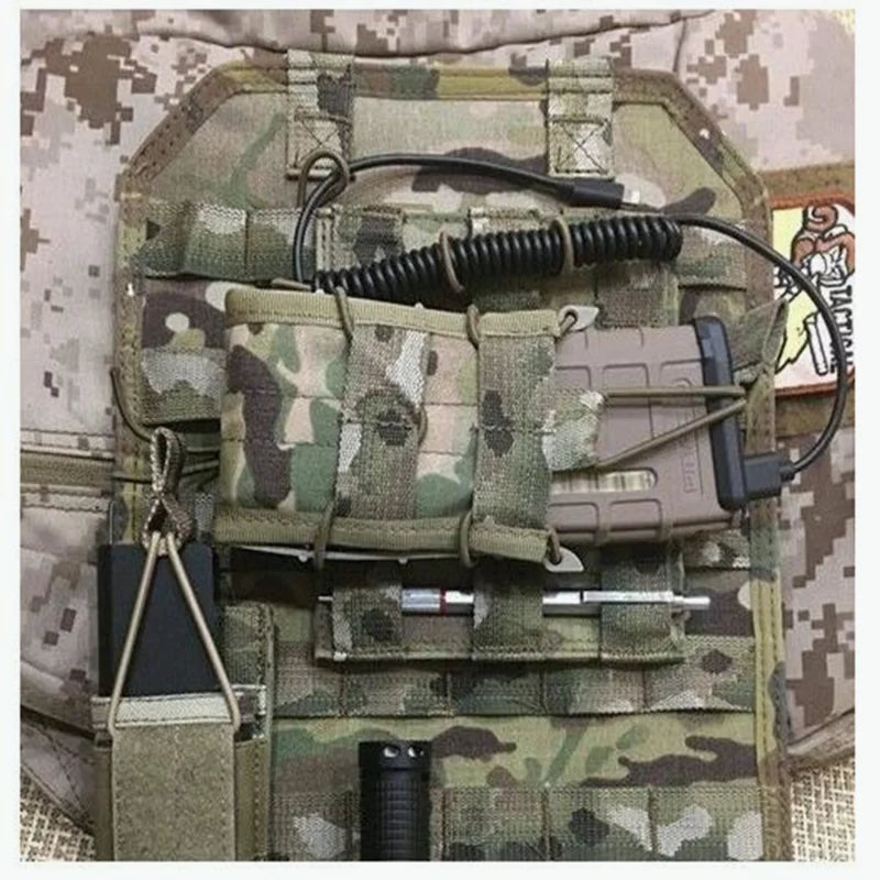 MOLLE Elastic Strap Bag Binding Buckles Outdoor Camping Multitool Retainer For Antenna Stick Pipe Camping Gear