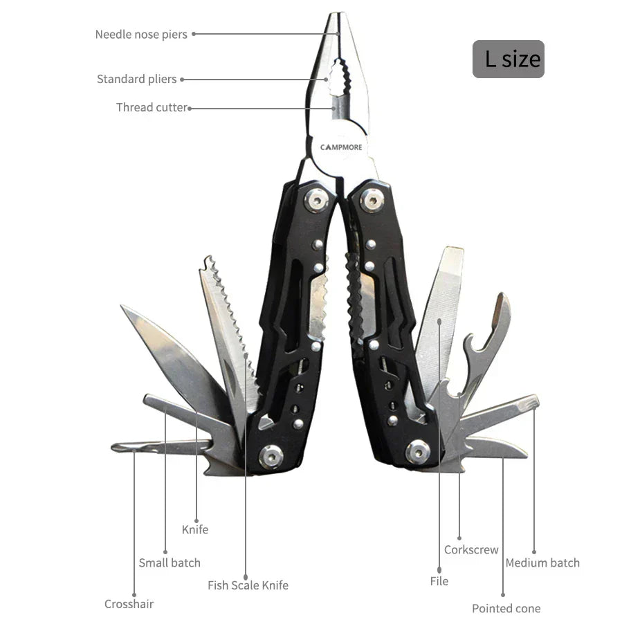 Outdoor Multitool Camping Portable Stainless Steel-1