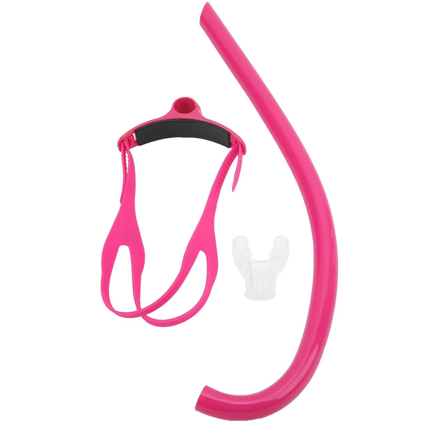 Breath Snorkel Swim Snorkel Swim Training Gear Swimming Front Mounted Snorkel with Silicone Mouthpiece Swim Training Breath Gear